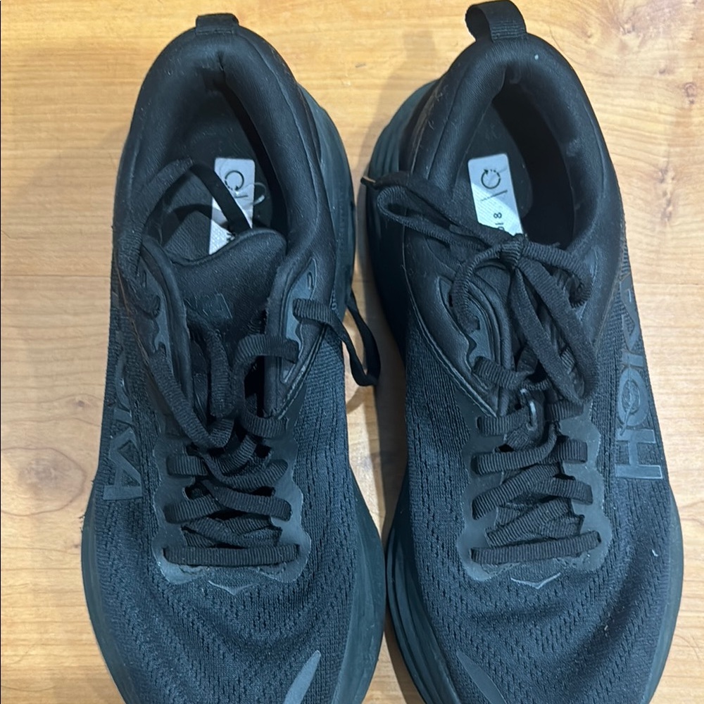 Hoka women’s All-Black Athletic Shoes